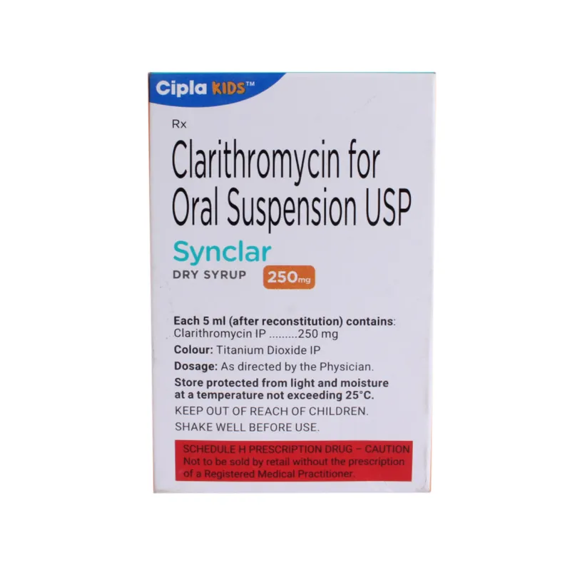 Synclar 250mg Dry Syrup Mixed Fruit - Image 3