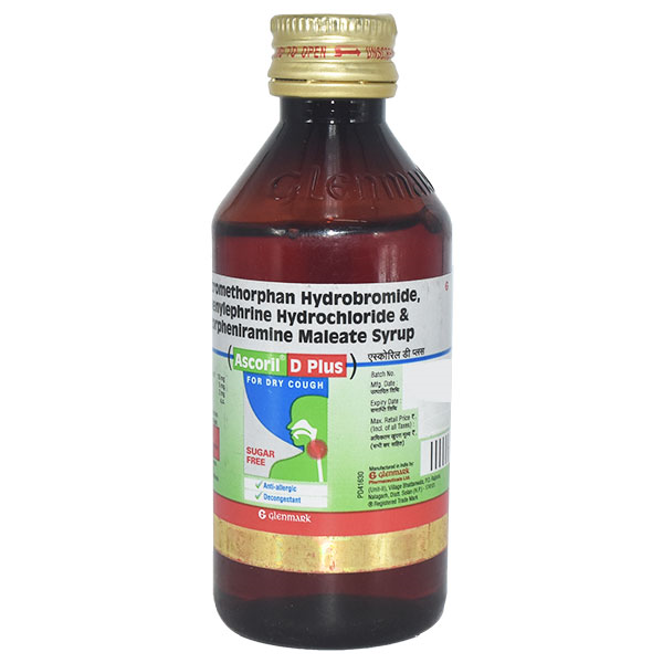 Ascoril D Plus SUGAR FREE Syrup 100ml