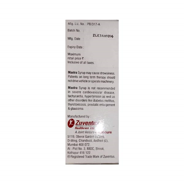 Maxtra Syrup 60ml - Image 3