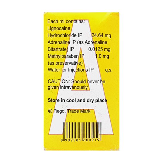 LIGNOX 2% A Injection 30ml - Image 2
