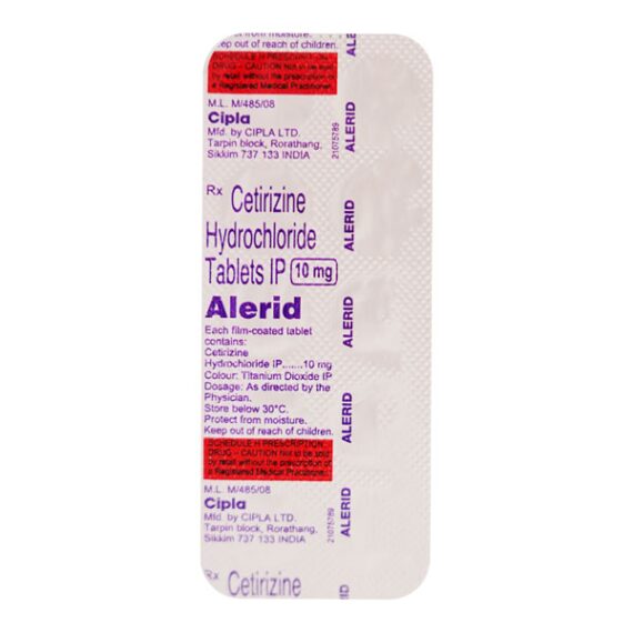 Alerid 10mg Tablet 10'S