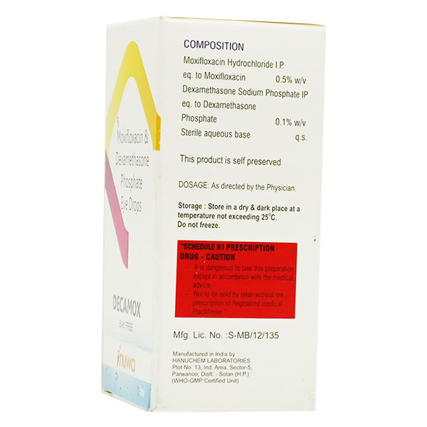 DECAMOX Eye Drops 5ml - Image 2