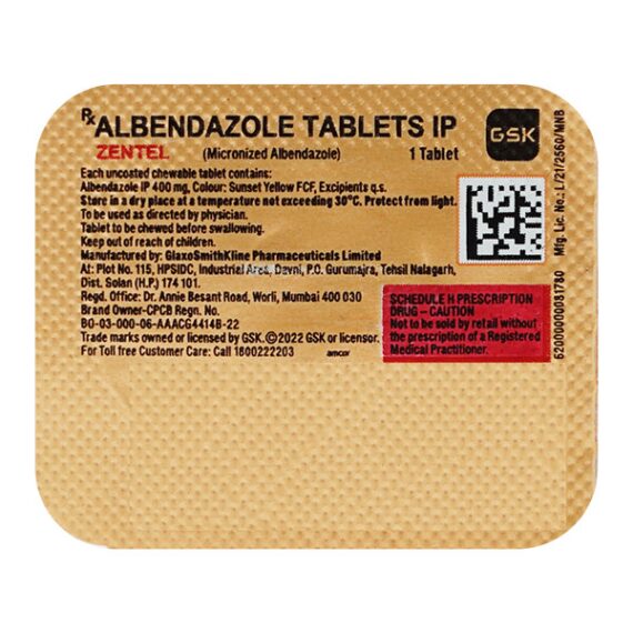 Zentel Tablet 1'S
