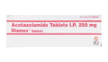 Diamox 250mg Tablet 15'S