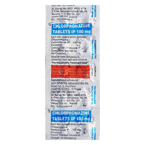 Chlorpromazine 100mg Tablet 10'S