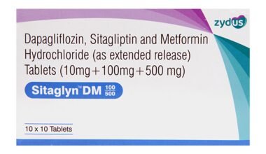 SITAGLYN DM 100/500 Tablet 10's