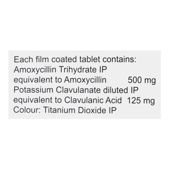 MOX CV 625mg Tablet 10'S - Image 2