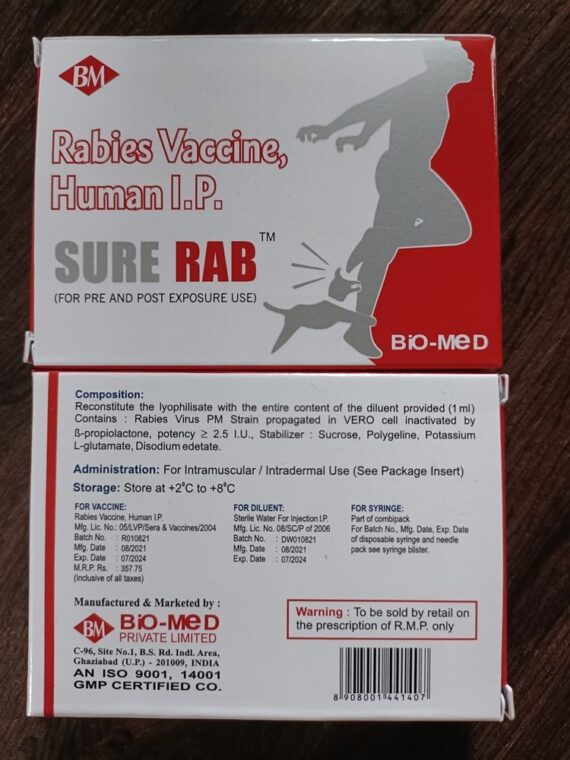 Sure Rab Vaccine 1ml - Image 2