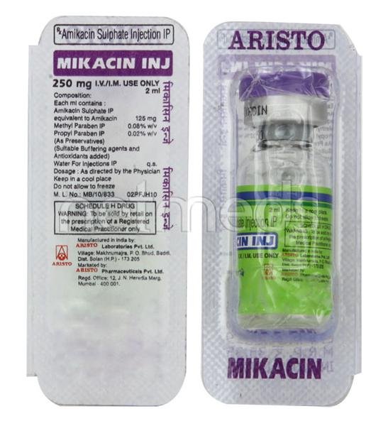 Mikacin 250mg Injection 2ml - Image 2