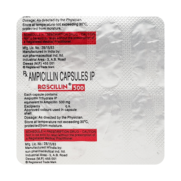 Roscillin 500mg Capsule 8'S