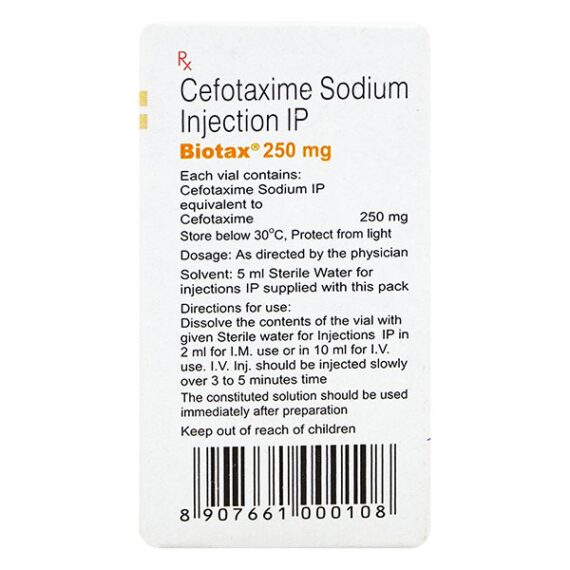 Biotax 250mg Injection 1's - Image 2