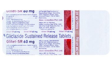 GLILET SR 60 MG Tablet 10's