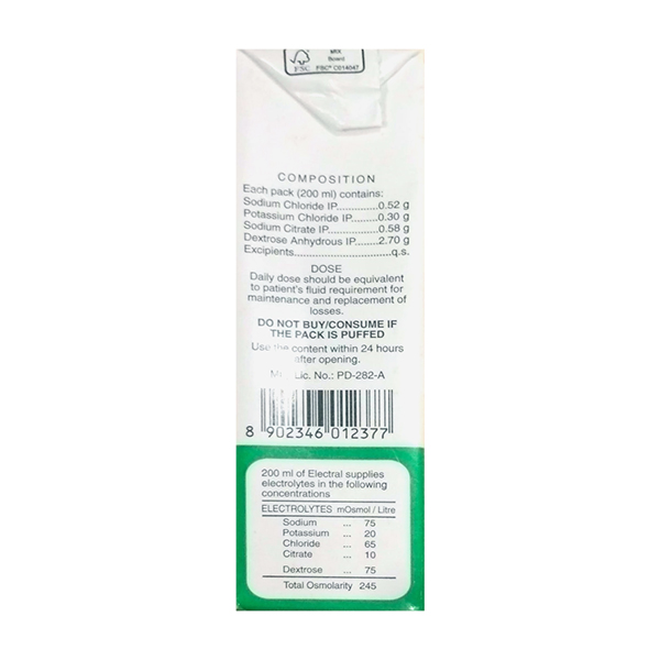 Electral Delicious Mango Flavour Liquid 200ml - Image 2