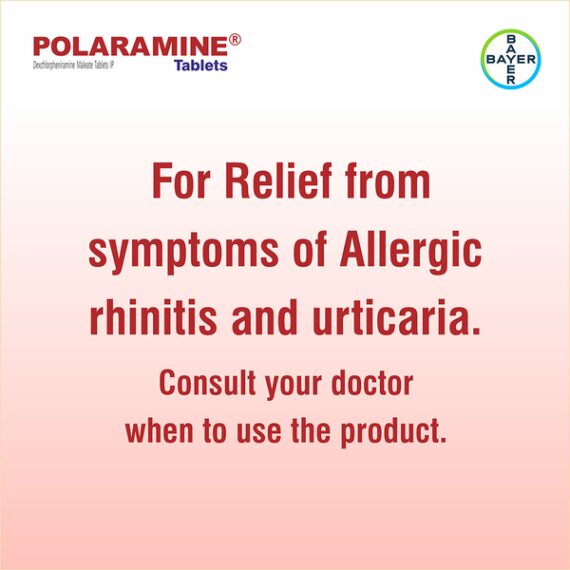Polaramine 2mg Tablet 10'S - Image 3