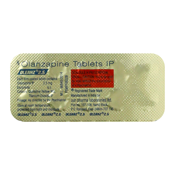 Oleanz 2.5mg Tablet 10'S - Image 2