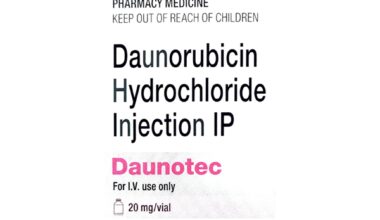 Daunotec 20mg Injection 1'S