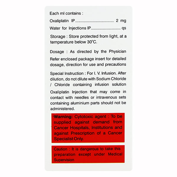 Oxaltero 100mg Injection 1'S - Image 2