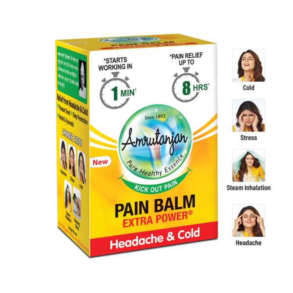 Amrutanjan Pain Balm - Extra Power 8 ml