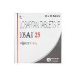 Losar 25mg Tablet 15'S