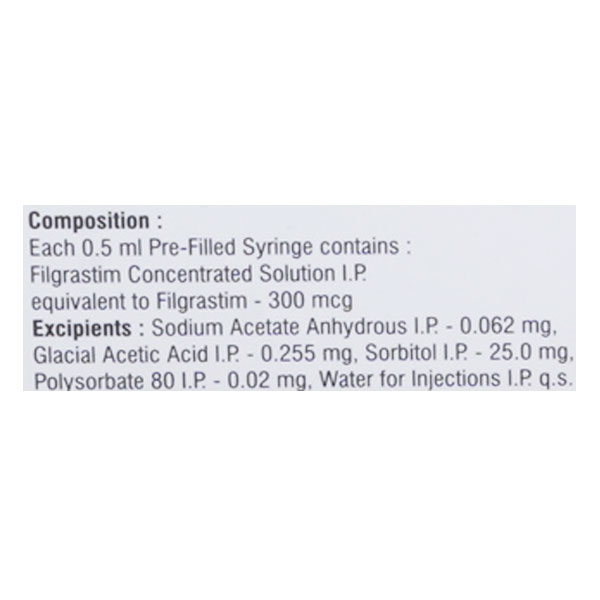 Xgrast 300mcg Injection(Pfs) 0.5ml - Image 3