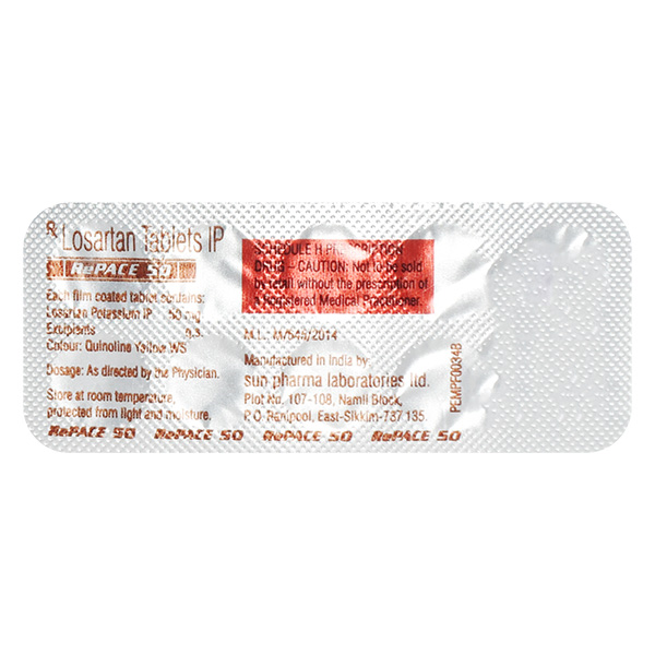 Repace 50mg Tablet 10'S