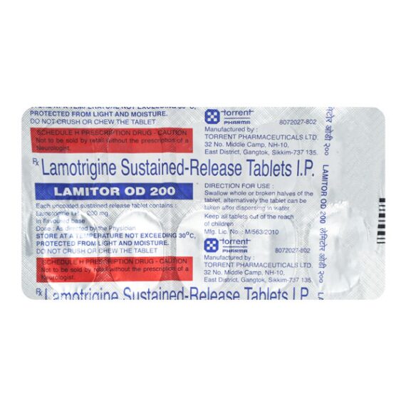 Lamitor DT 100mg Tablet 15'S