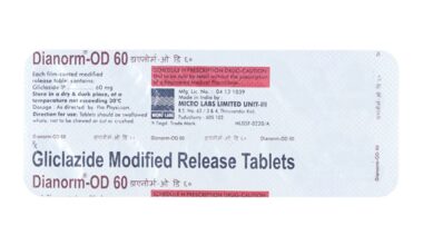 Dianorm OD 60mg Tablet 10'S
