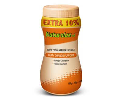 Naturolax-A Orange Flavour Isabgol Powder 100 gm