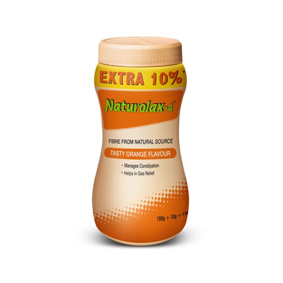 Naturolax-A Orange Flavour Isabgol Powder 100 gm