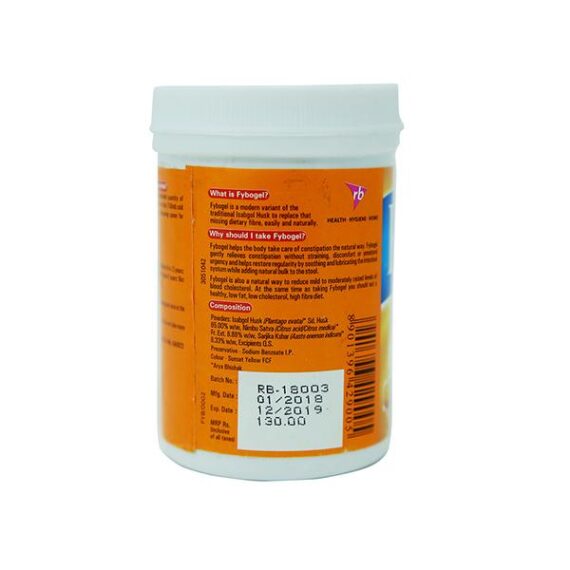 Fybogel Isabgol Husk - Hi-Fibre Orange 100 gm - Image 4