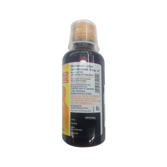 Benadryl DR Dry Cough Active Relief Syrup 100ml - Image 2
