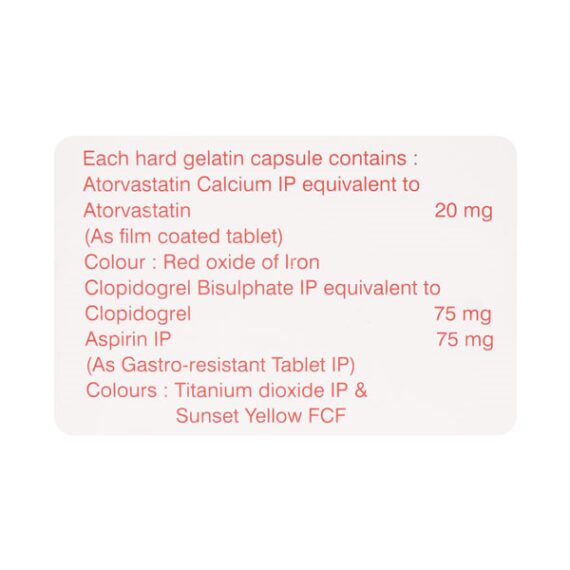 Ecosprin Gold 20mg Capsule 15'S - Image 3