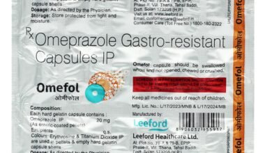 Omefol 20mg Capsule 15'S