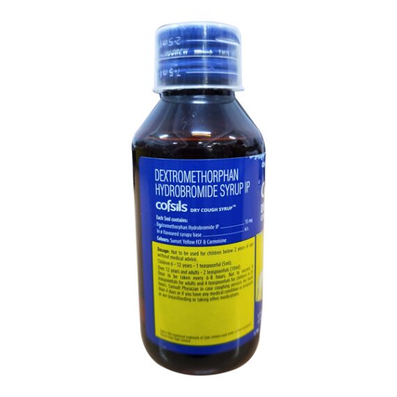 COFSILS DRY COUGH Syrup 100ml - Image 3