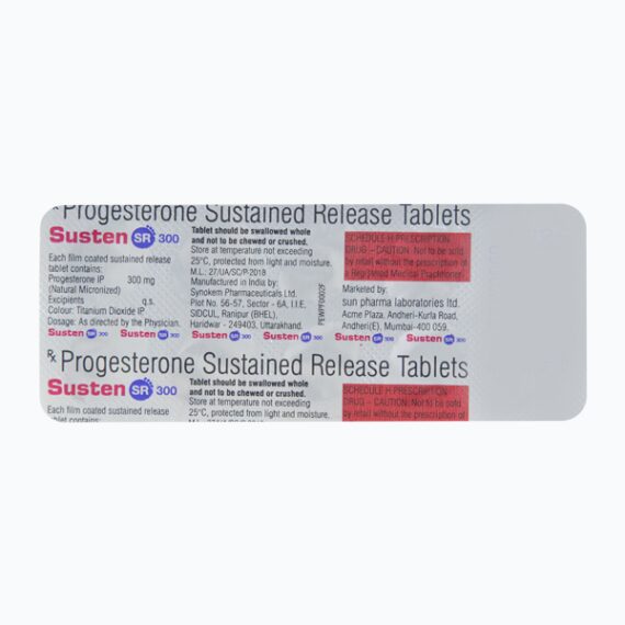 Susten SR 300mg Tablet 10'S - Image 2