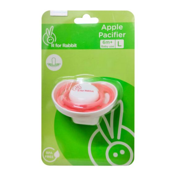 R For Rabbit Baby Apple Pacifier (L) (6+ Months) 1's