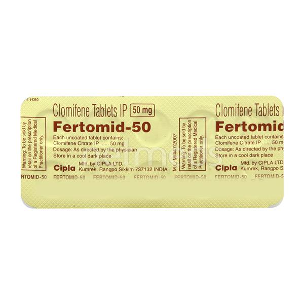 Fertomid 50mg Tablet 10'S
