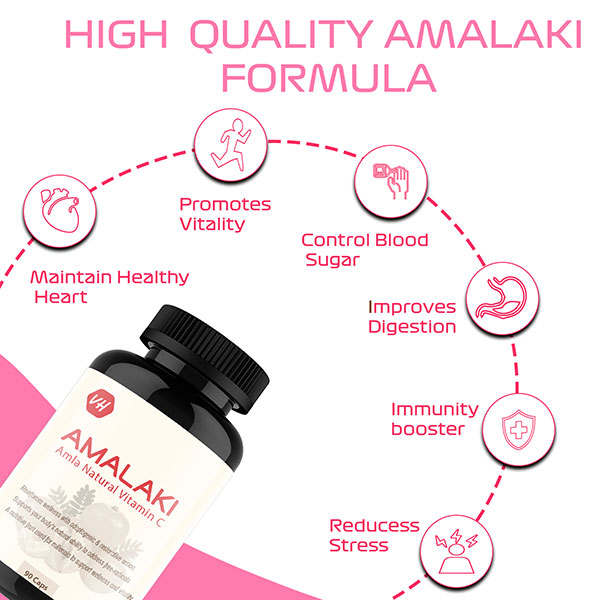 Vitaminhaat Amalaki Vitamin-C Capsule 90's - Image 2