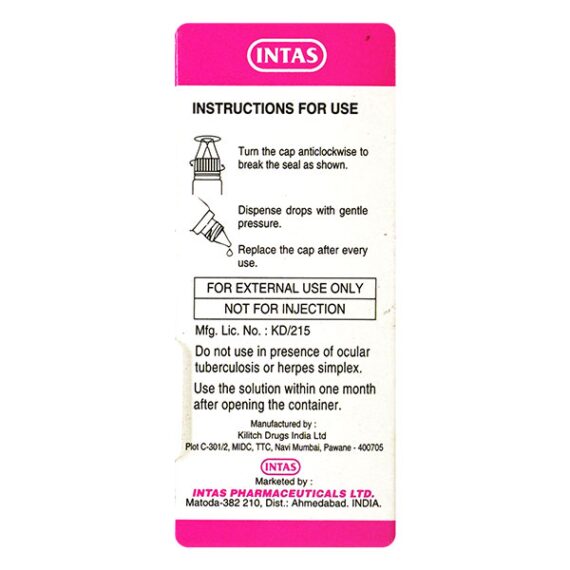 Triocyl Plus Eye Drops 5ml - Image 3