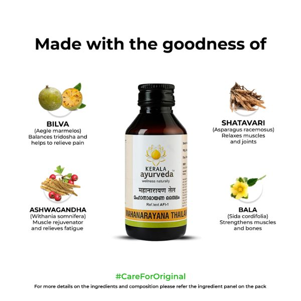 Kerala Ayurveda Mahanarayana Thailam 100 ml - Image 4