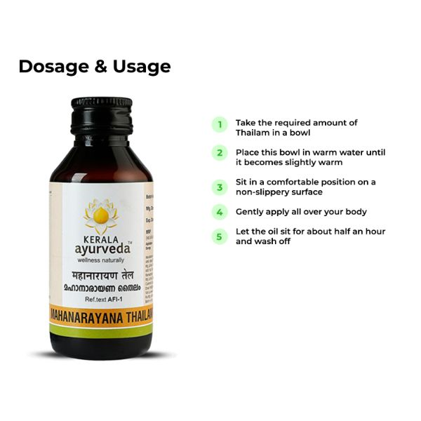 Kerala Ayurveda Mahanarayana Thailam 100 ml - Image 2