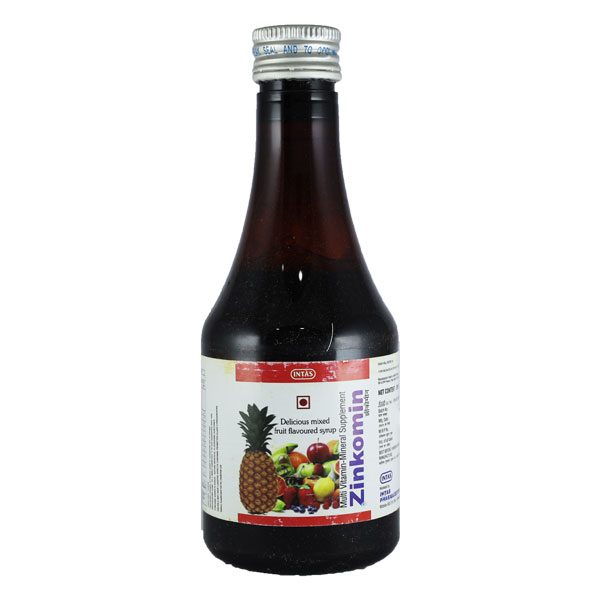 ZINKOMIN Delicious Mixed Fruit Flavoured Syrup 200ml