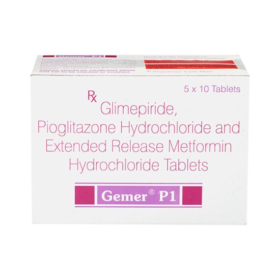 Gemer P 1mg Tablet 10'S - Image 2
