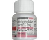 EUTHYROX 12.5mcg Tablet 100's