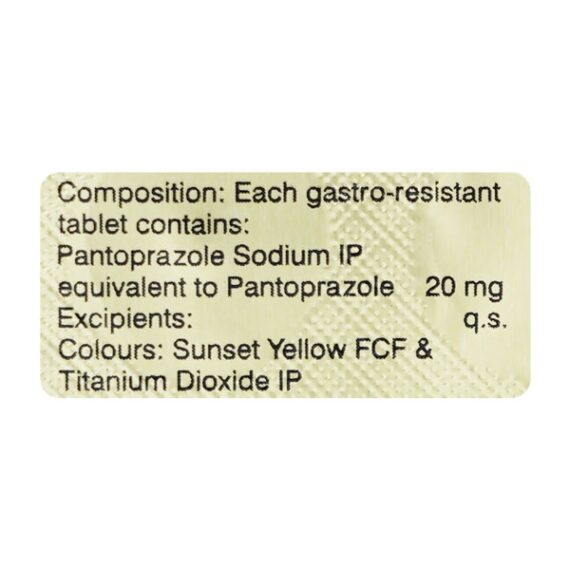 Pantop 20mg Tablet 10'S - Image 2