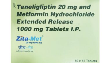 ZITA MET 20/1000mg Tablet 15's