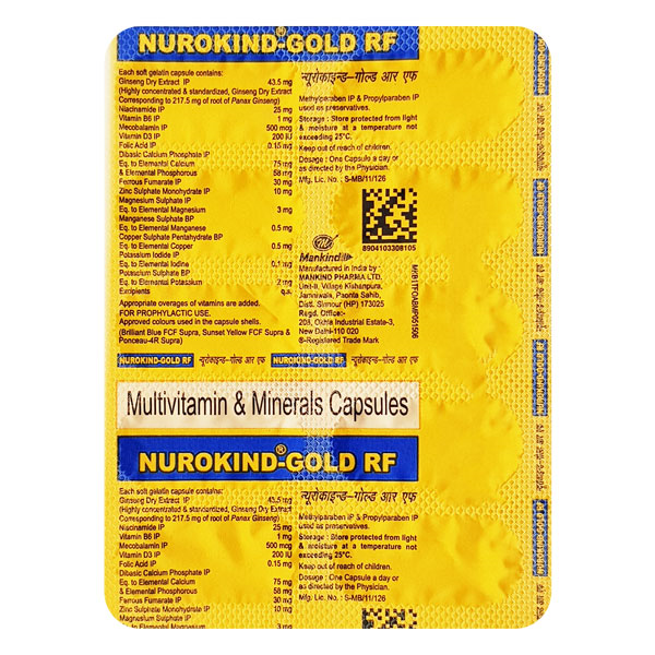 Nurokind Gold RF Capsule 10'S