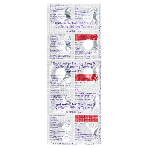 Migranil EC 1mg Tablet 10'S - Image 2