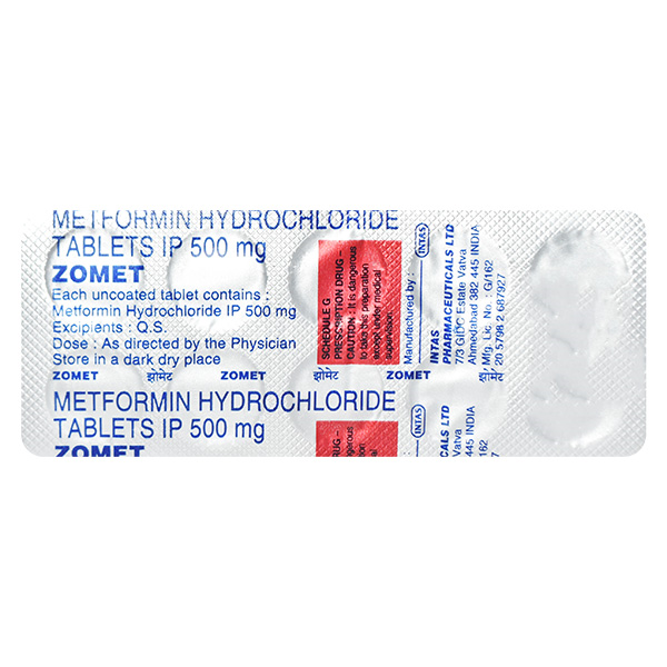 Zomet 500mg Tablet 10'S