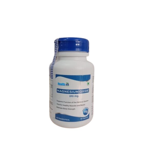 Healthvit Magnesium Oxide 370 mg Capsules 60's